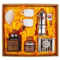 Moka +2 Cups+Grinder+Barrel , Without Logo On Package