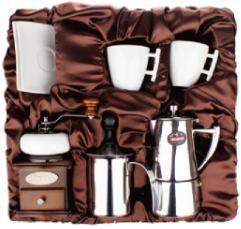 Moka +3 Cups+Grinder+Frother+ Burner , Without Logo On Package